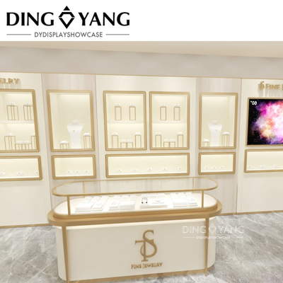 Diseño de salón de joyería de diamantes combinación de practicidad y belleza