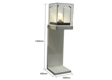 Museo Casos de visualización de vidrio personalizados / Stand de visualización de pedestal Estructura preensamblada