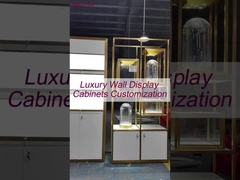 Estante de exhibición de joyas contemporáneas de MDF / gabinete de exhibición de joyas